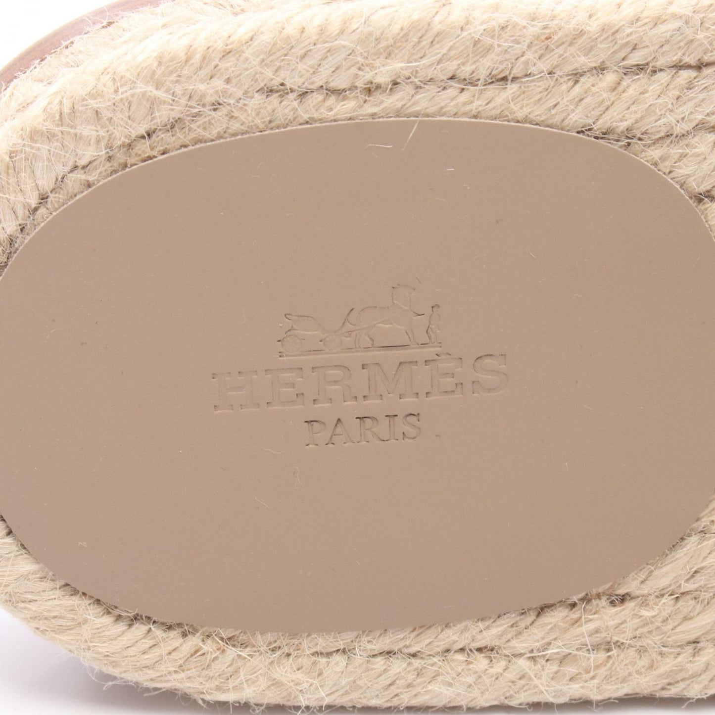 Hermes Sandals Espadrilles Antigua Striped Canvas — view 5