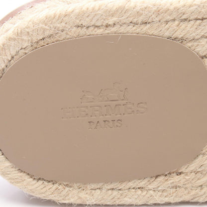 Hermes Sandals Espadrilles Antigua Striped Canvas — view 5