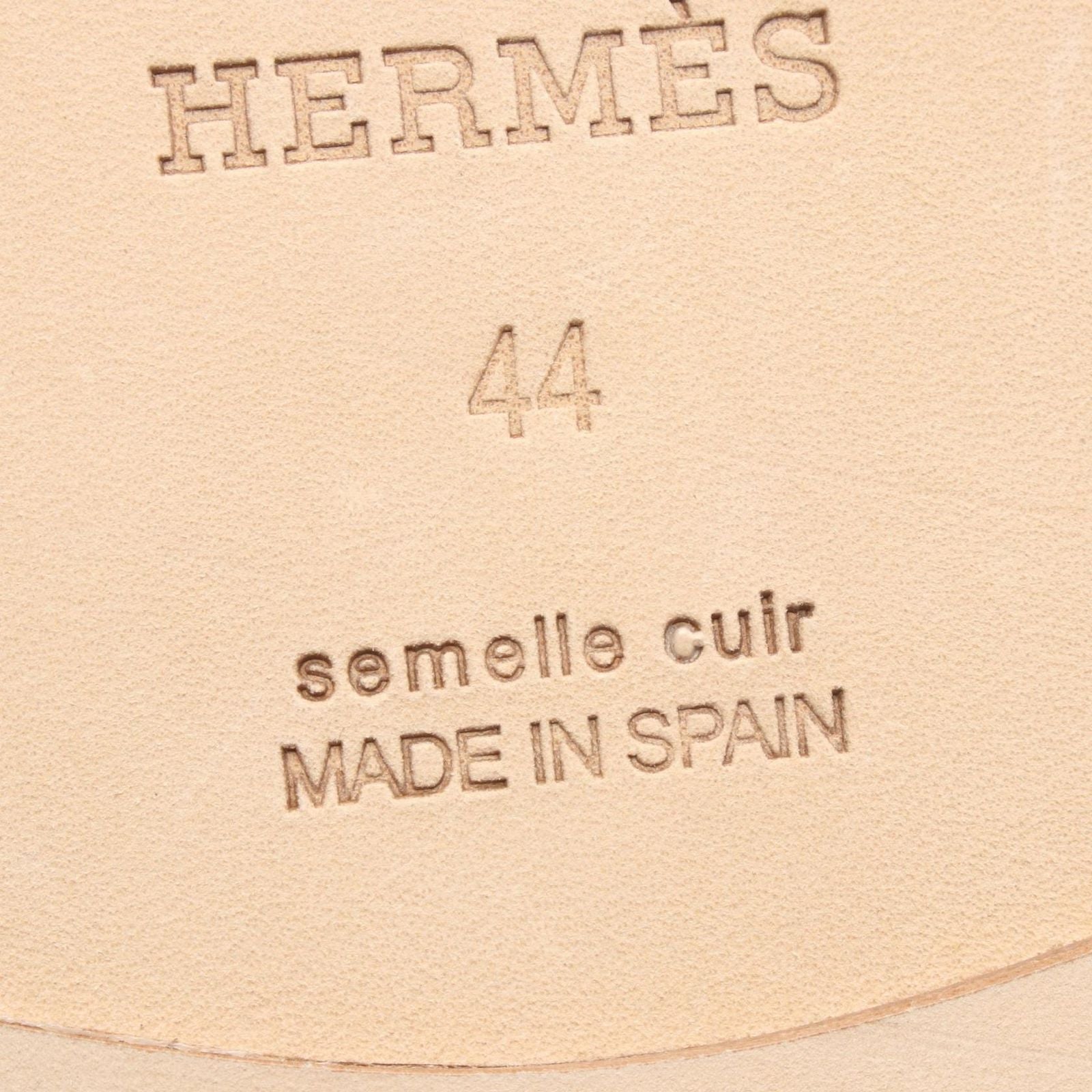 Hermes Sandals Espadrilles Antigua Striped Canvas — view 6