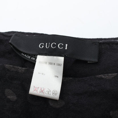 Gucci Shawl GG Pattern Leopard Scarf — view 2
