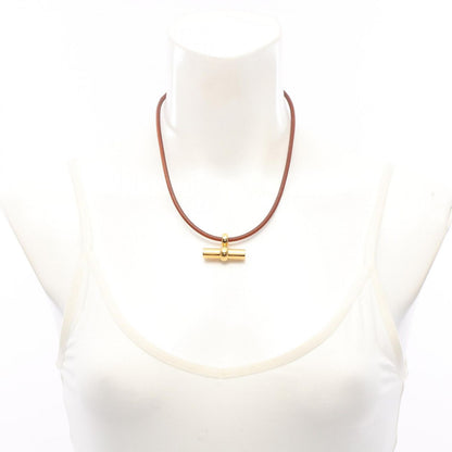 Hermes Choker Glenan Leather Necklace — view 6