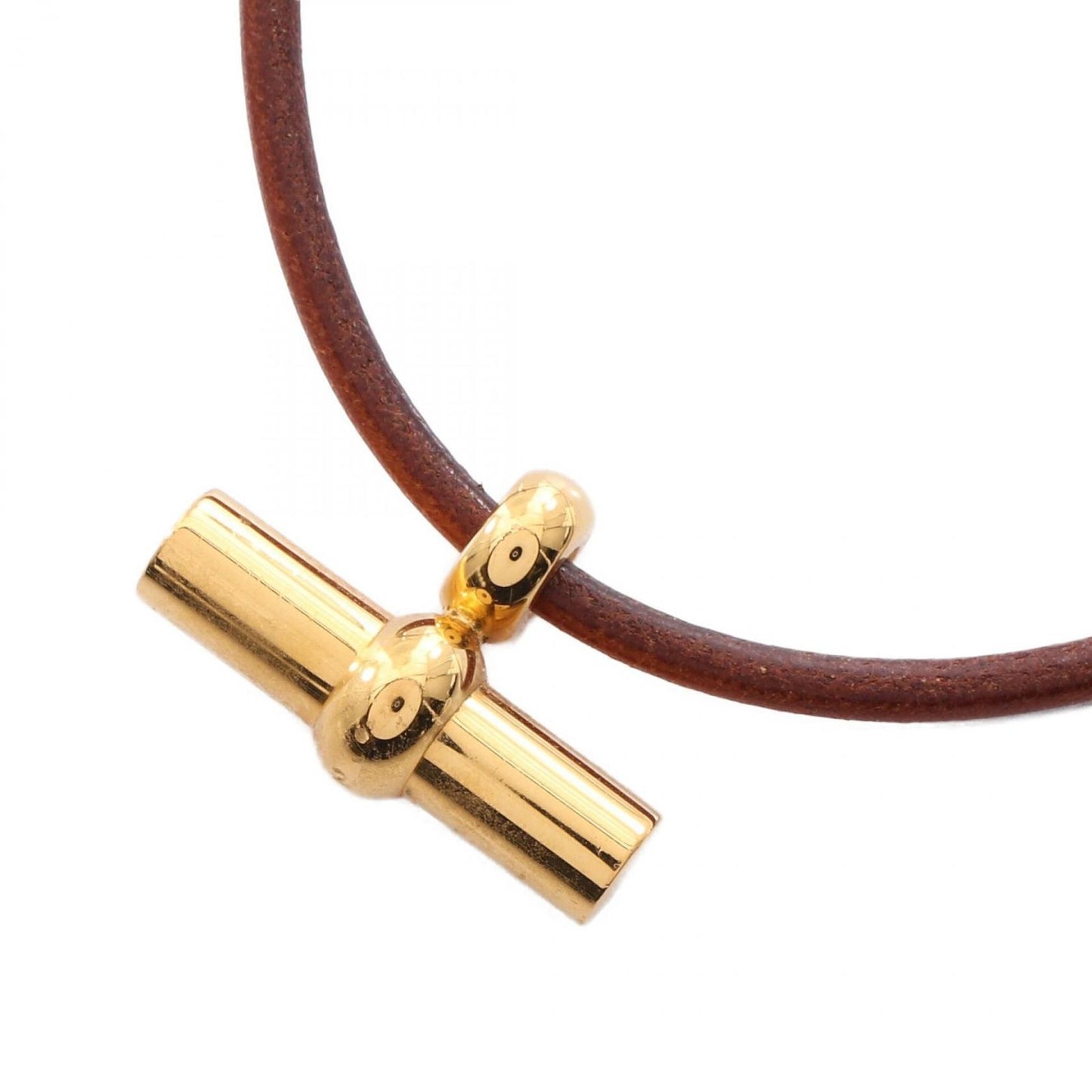 Hermes Choker Glenan Leather Necklace
