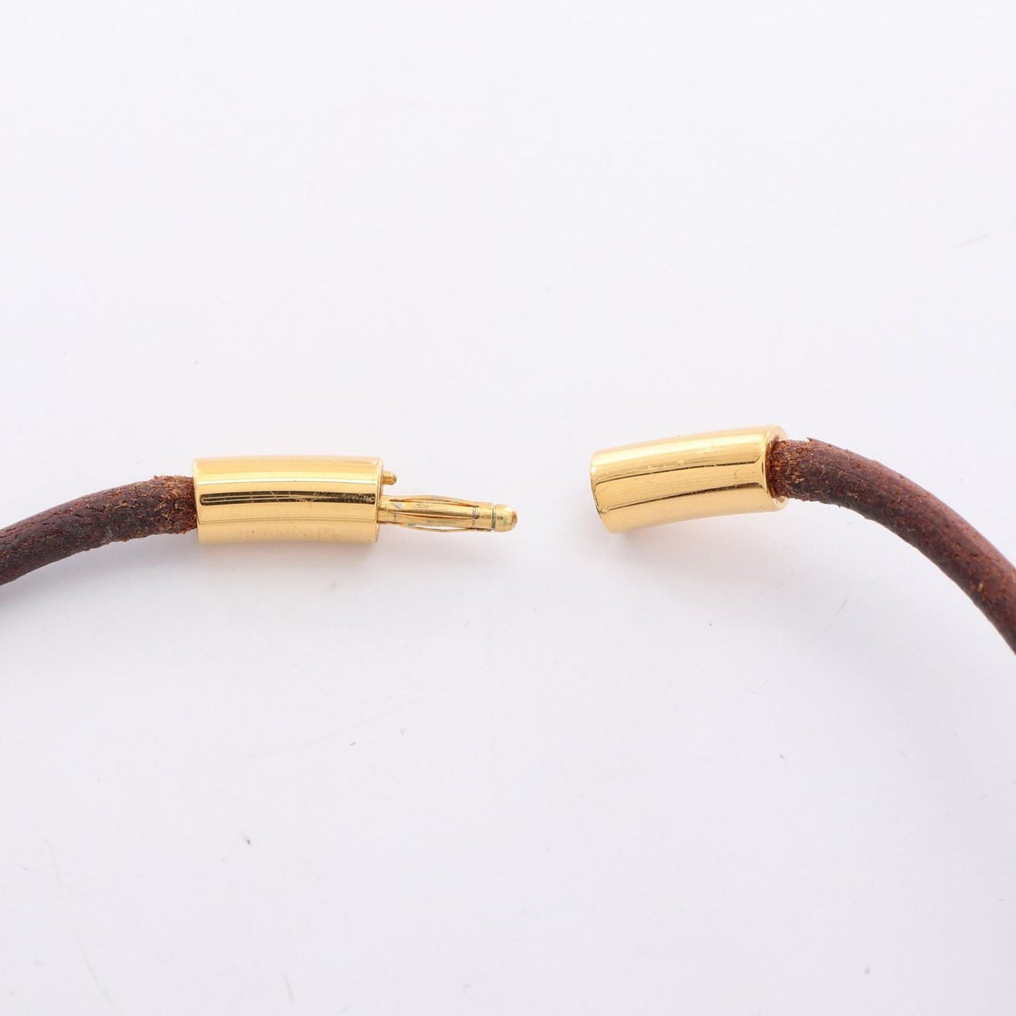 Hermes Choker Glenan Leather Necklace — view 4