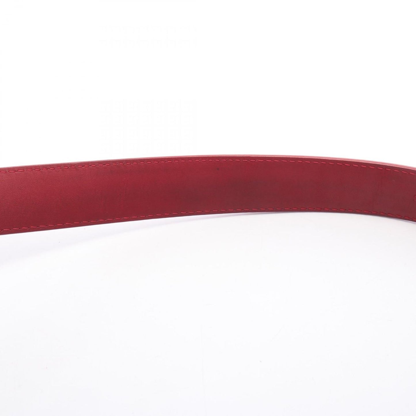 Louis Vuitton Belt Ceinture LV Cut Reversible Gold Leather Canvas — view 7
