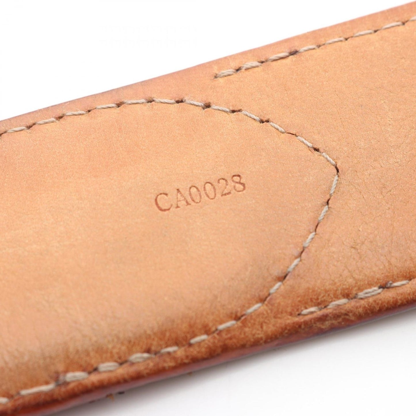 Louis Vuitton Belt Ceinture Monogram Water Color Gold Leather Canvas — view 5