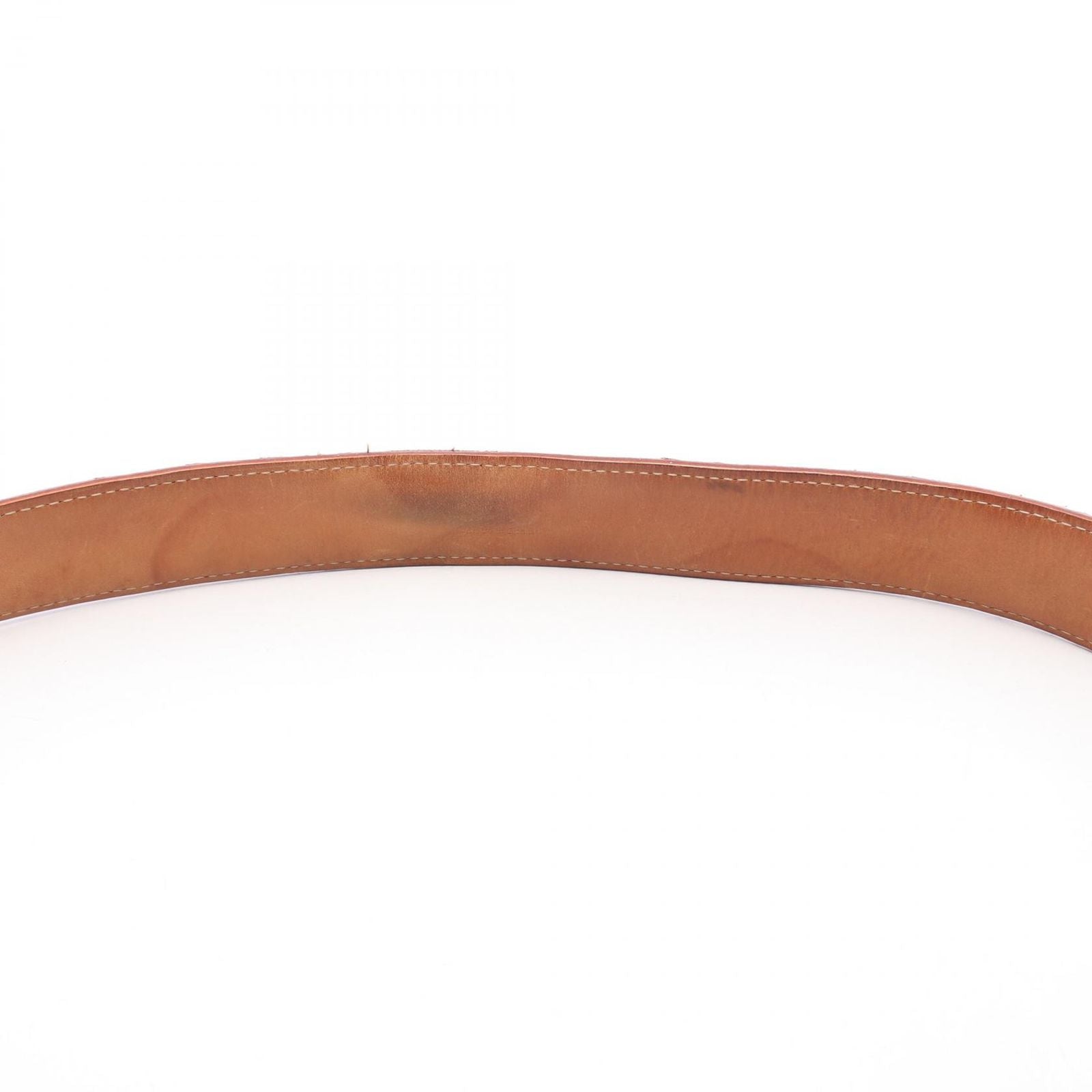 Louis Vuitton Belt Ceinture Monogram Water Color Gold Leather Canvas — view 7