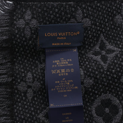 Louis Vuitton Scarf Echarpe Monogram Classic Anthracite Wool — view 2
