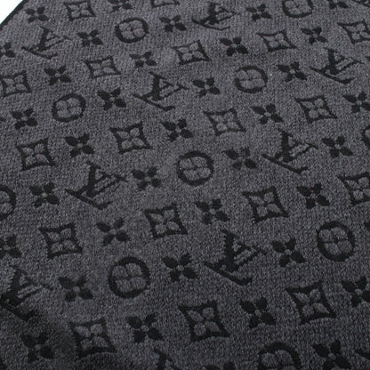 Louis Vuitton Scarf Echarpe Monogram Classic Anthracite Wool — view 4