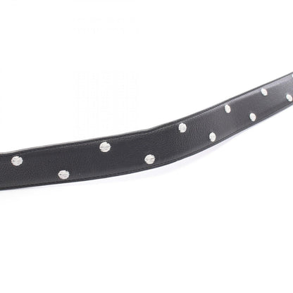 Dior Homme Belt Dot Silver Leather — view 7