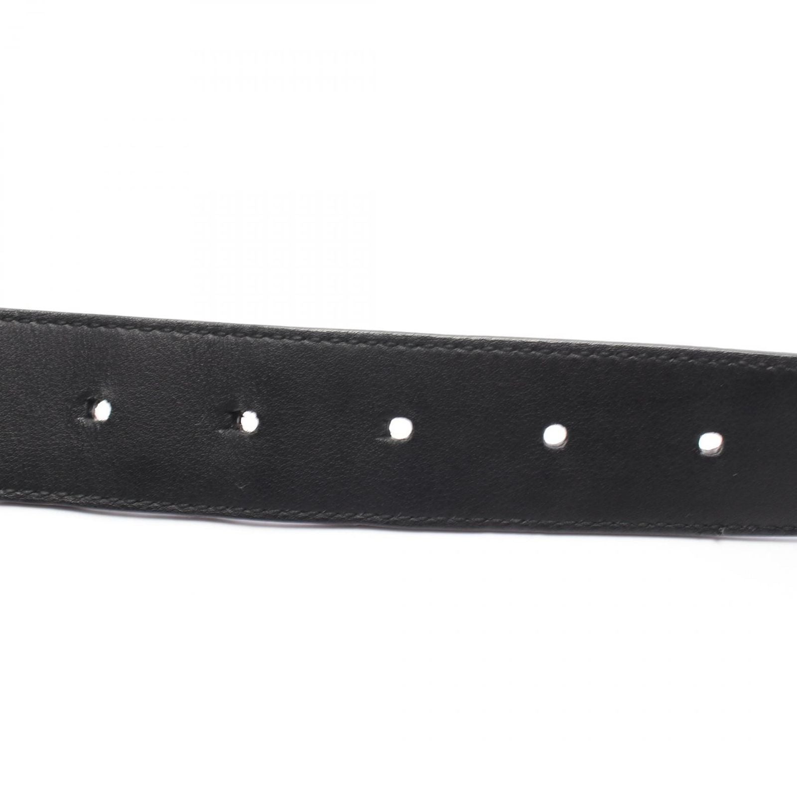 Dior Homme Belt Dot Silver Leather — view 8