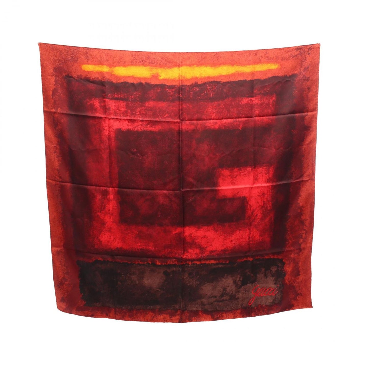 Gucci Scarf Silk Scarves Burgundy