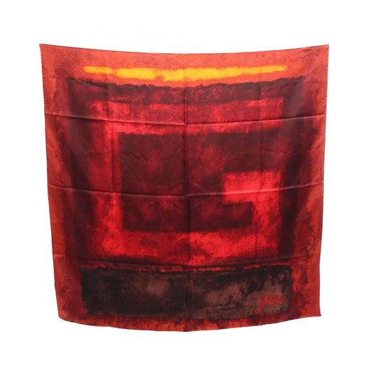 Gucci Scarf Silk Scarves Burgundy
