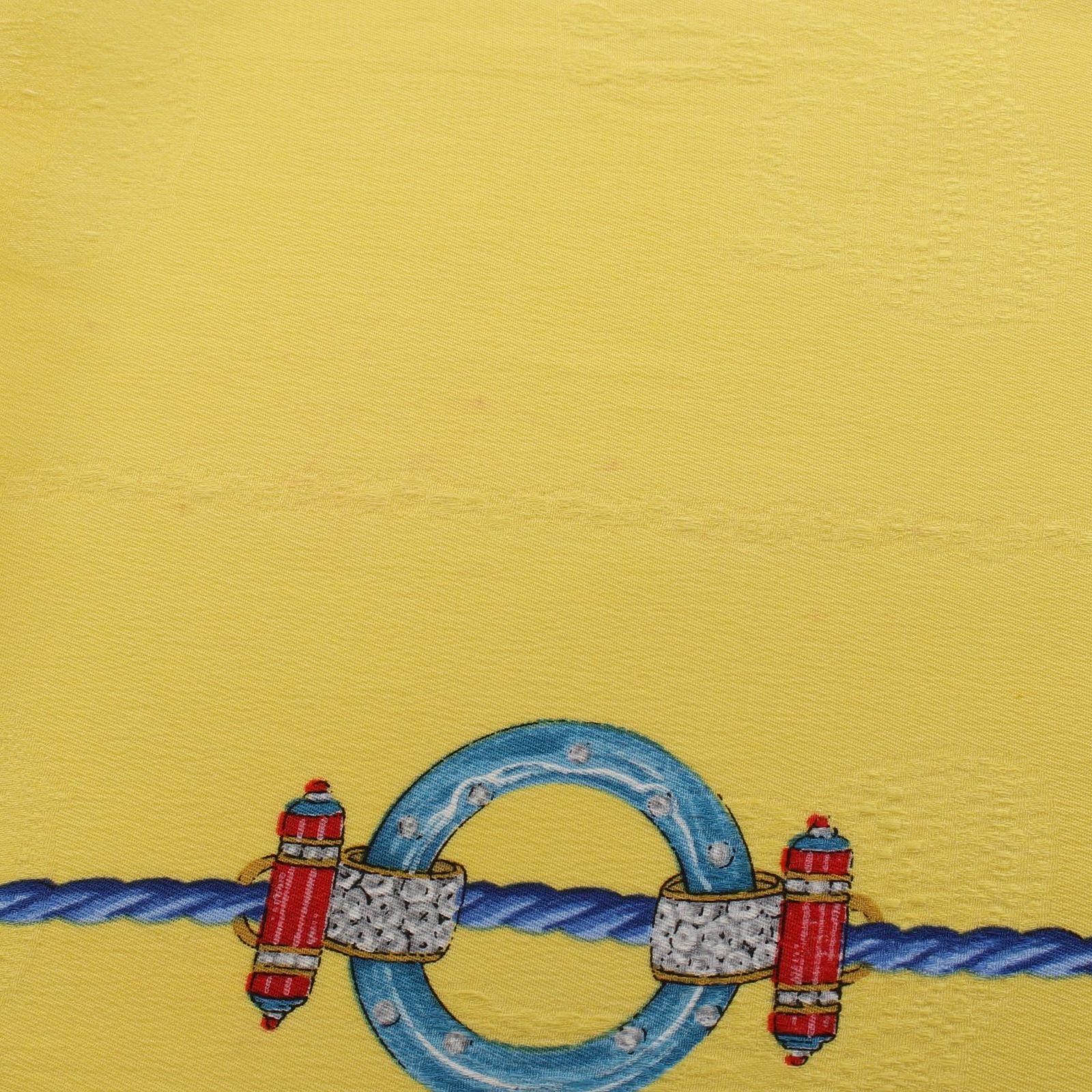 Cartier Scarf Silk Scarves Yellow — view 9
