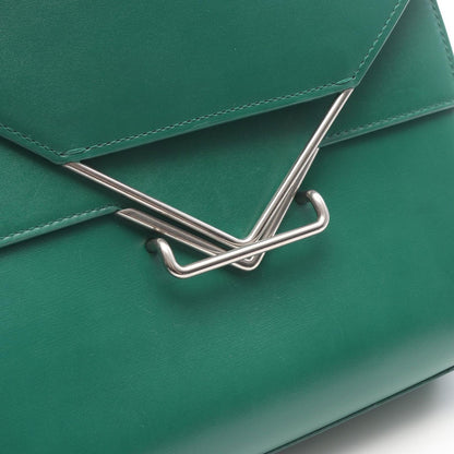 Bottega Veneta Shoulder Bag the Clip Green Leather — view 8