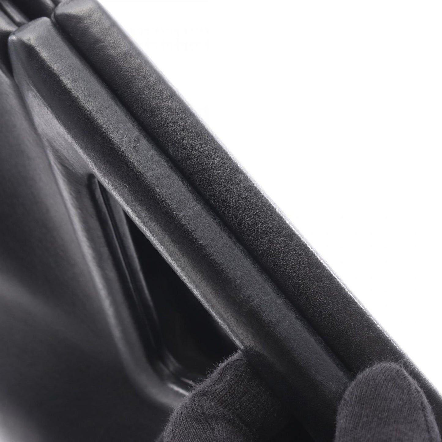 Bottega Veneta Shoulder Bag Point 2-Way Black Leather — view 6