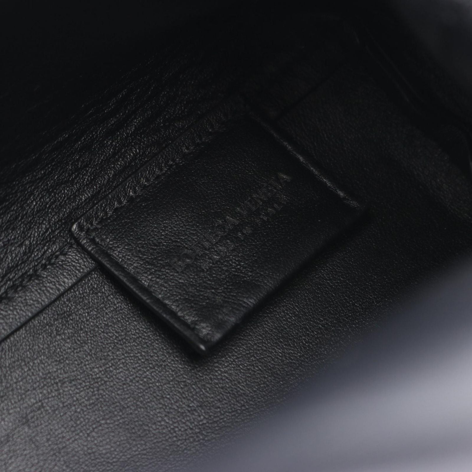 Bottega Veneta Shoulder Bag Point 2-Way Black Leather — view 4