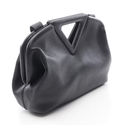 Bottega Veneta Shoulder Bag Point 2-Way Black Leather — view 2