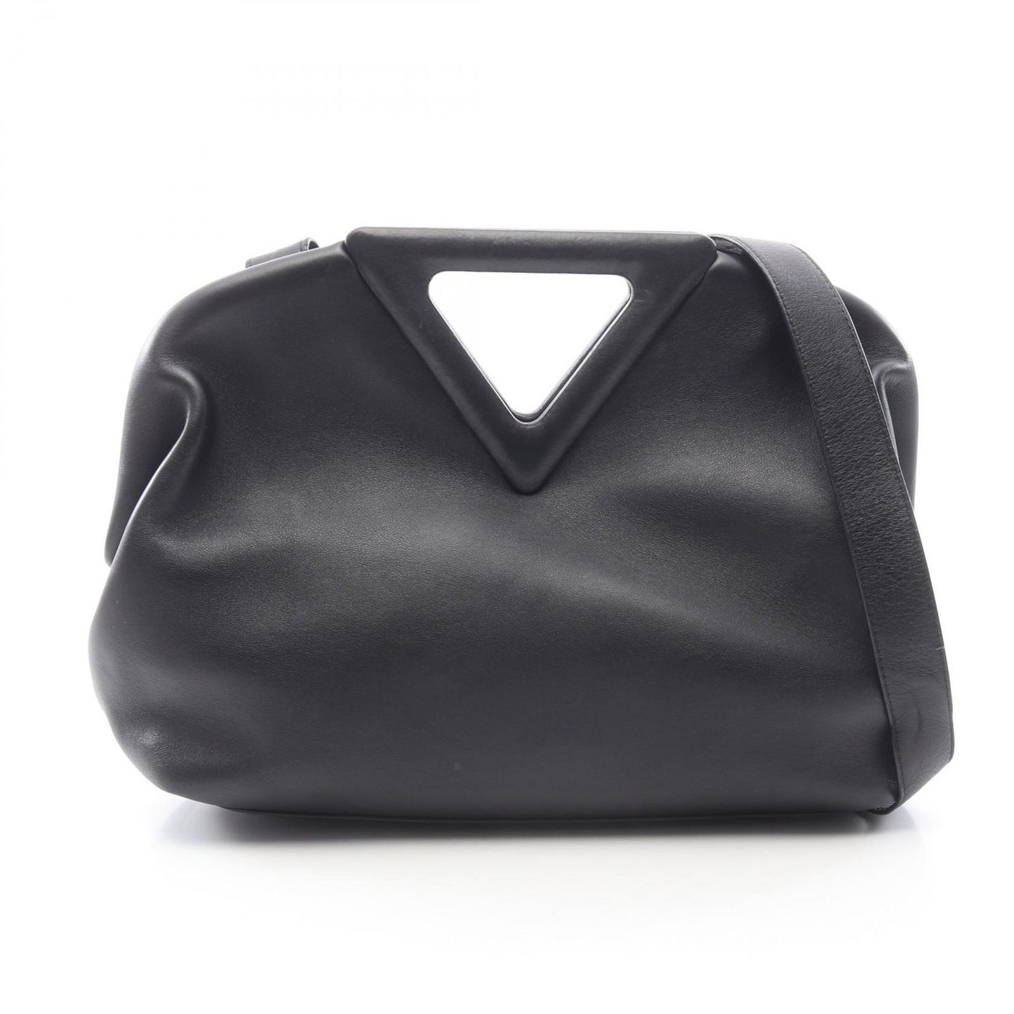 Bottega Veneta Shoulder Bag Point 2-Way Black Leather