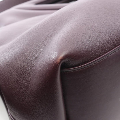Bottega Veneta Shoulder Bag Point 2-Way Dark Purple Leather — view 5