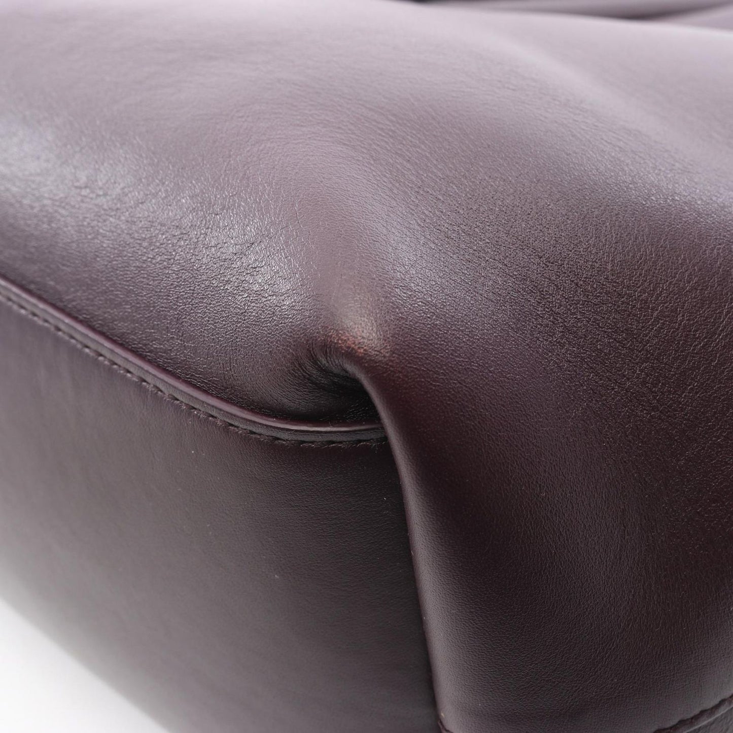 Bottega Veneta Shoulder Bag Point 2-Way Dark Purple Leather — view 6