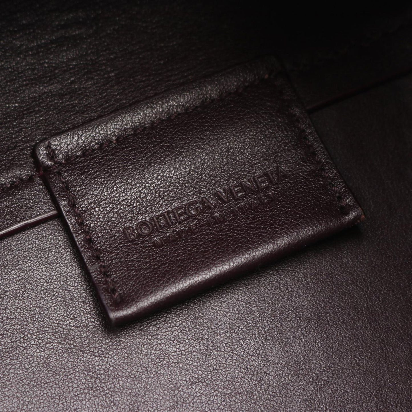 Bottega Veneta Shoulder Bag Point 2-Way Dark Purple Leather — view 4