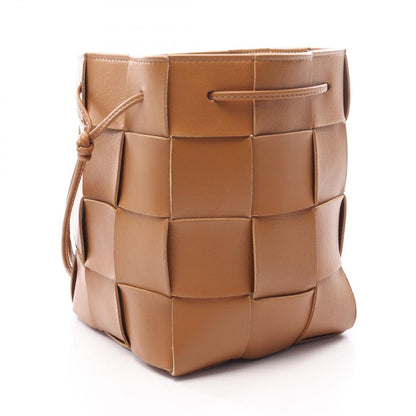 Bottega Veneta Shoulder Bag Small Cassette Camel Leather — view 2