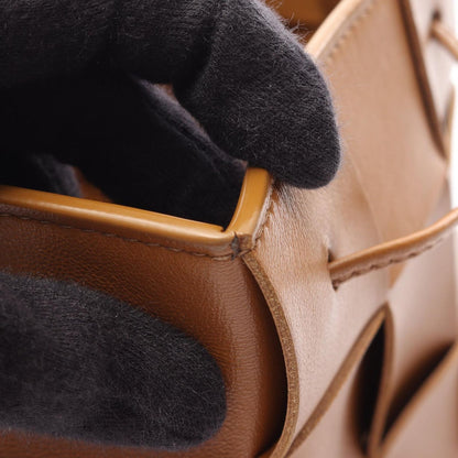 Bottega Veneta Shoulder Bag Small Cassette Camel Leather — view 6