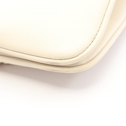 Gucci Shoulder Bag Raja Tiger Head White Leather Chain — view 7