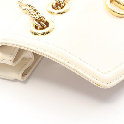Gucci Shoulder Bag Raja Tiger Head White Leather Chain — view 8