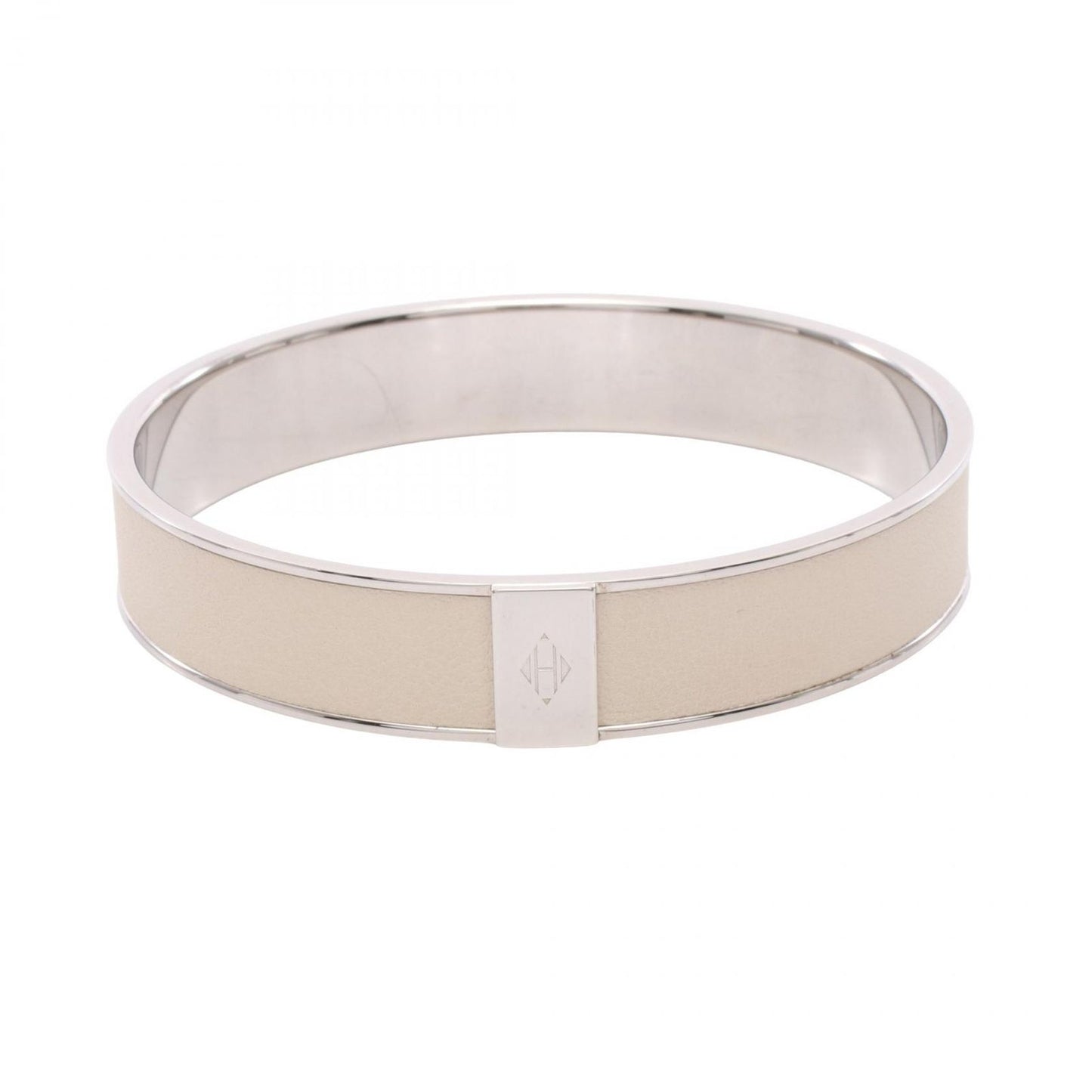 Hermes Bangle Stainless Steel Leather Bracelet