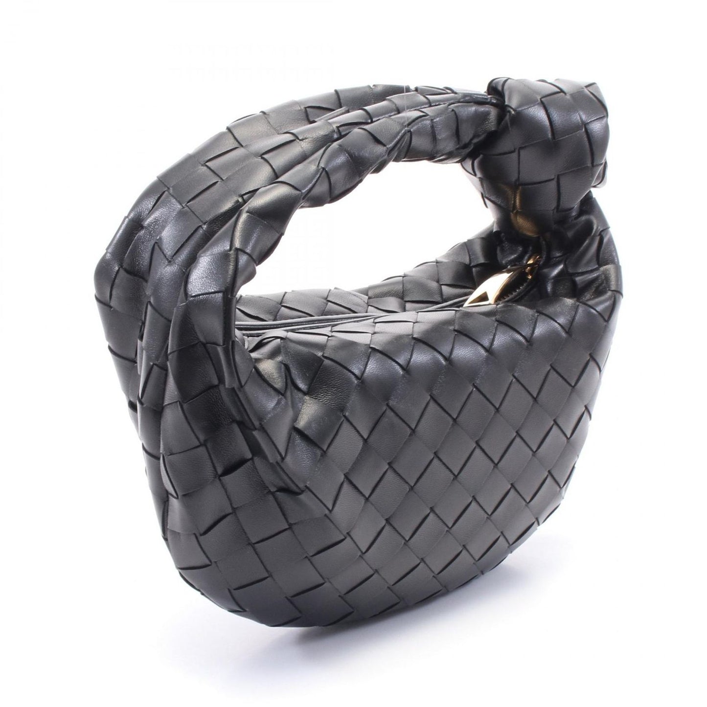 Bottega Veneta Mini Jodie Black Leather Shoulder — view 2