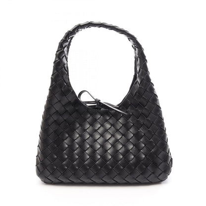 Bottega Veneta Small Campana Black Leather Shoulder