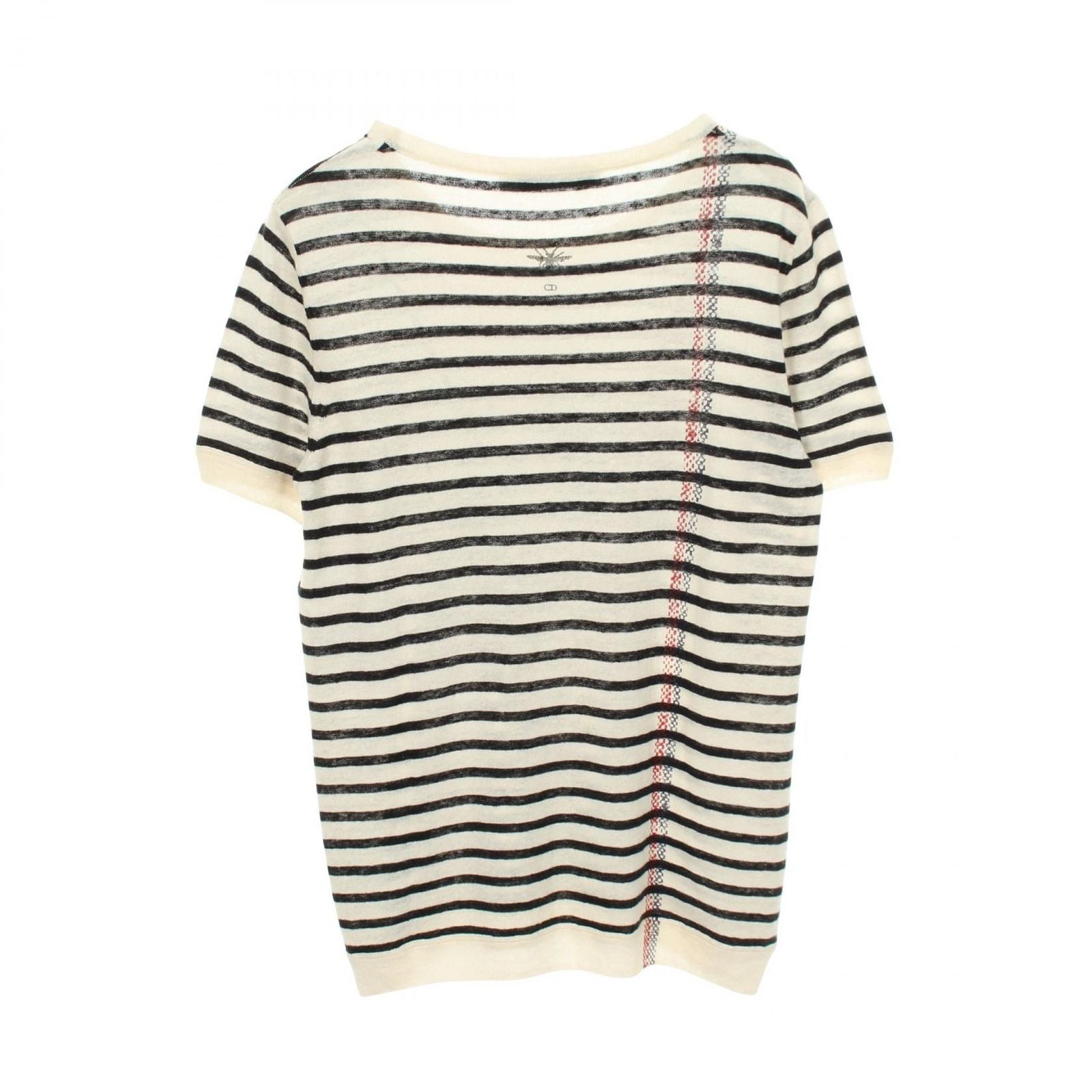 Dior Knit L'umion Fait a Force Short Sleeve Fabric Cashmere Sweater — view 2