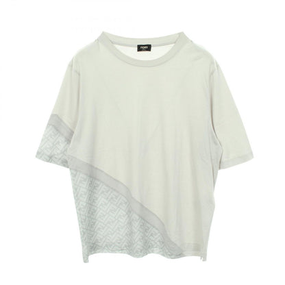 Fendi Short Sleeve T-Shirt FF Motif Zucca Pattern Cotton