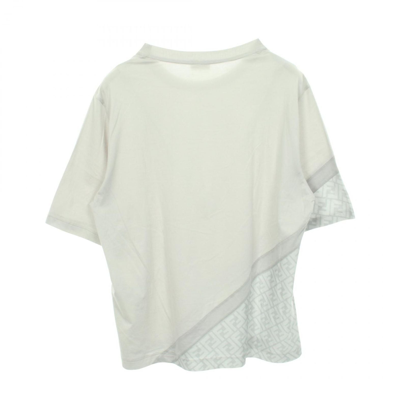 Fendi Short Sleeve T-Shirt FF Motif Zucca Pattern Cotton — view 2