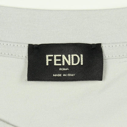 Fendi Short Sleeve T-Shirt FF Motif Zucca Pattern Cotton — view 3