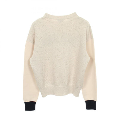 Chanel Knit Logo Cashmere Cotton Sweater — view 2