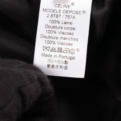 Celine Phoebe Philo Era Double Crombie Wool Coat — view 5