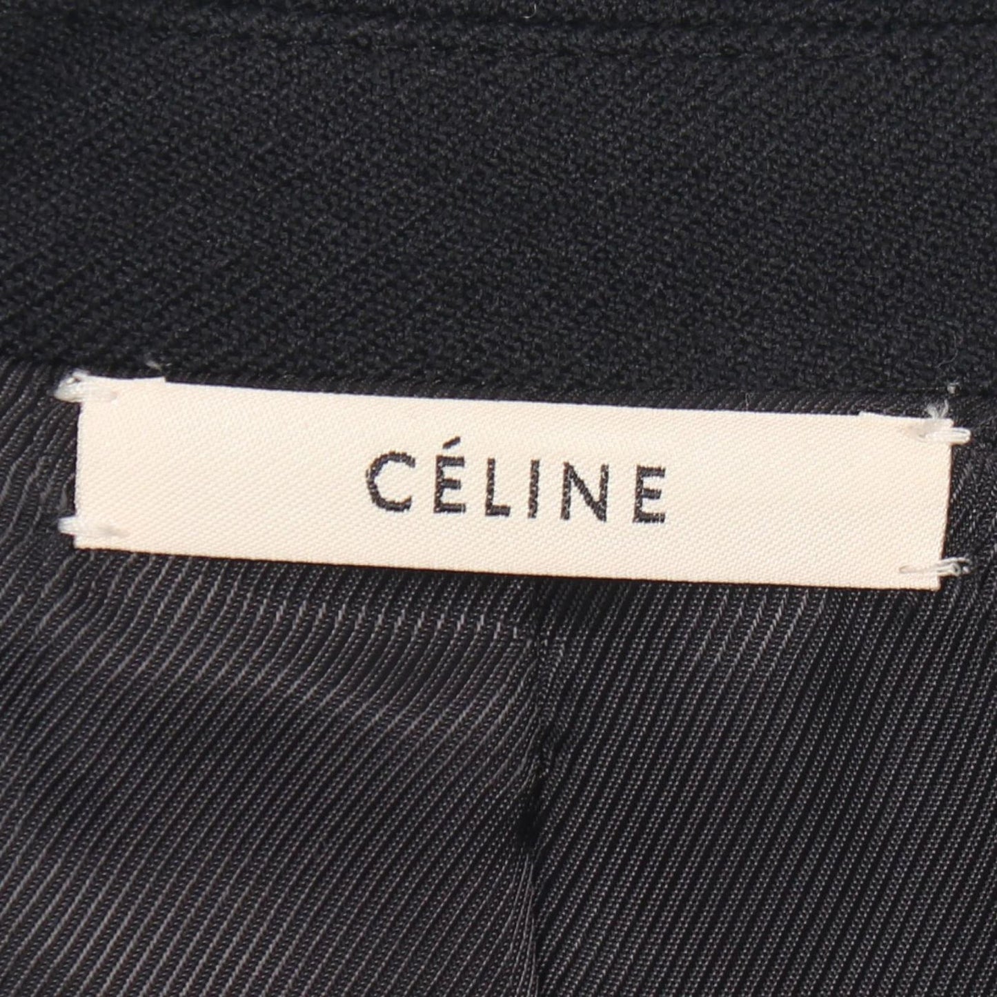 Celine Phoebe Philo Era Double Crombie Wool Coat — view 3