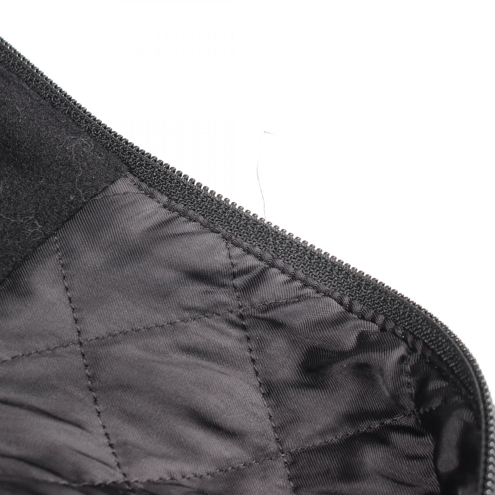 Balenciaga Logo Embroidery Fleece Wool Jacket — view 8