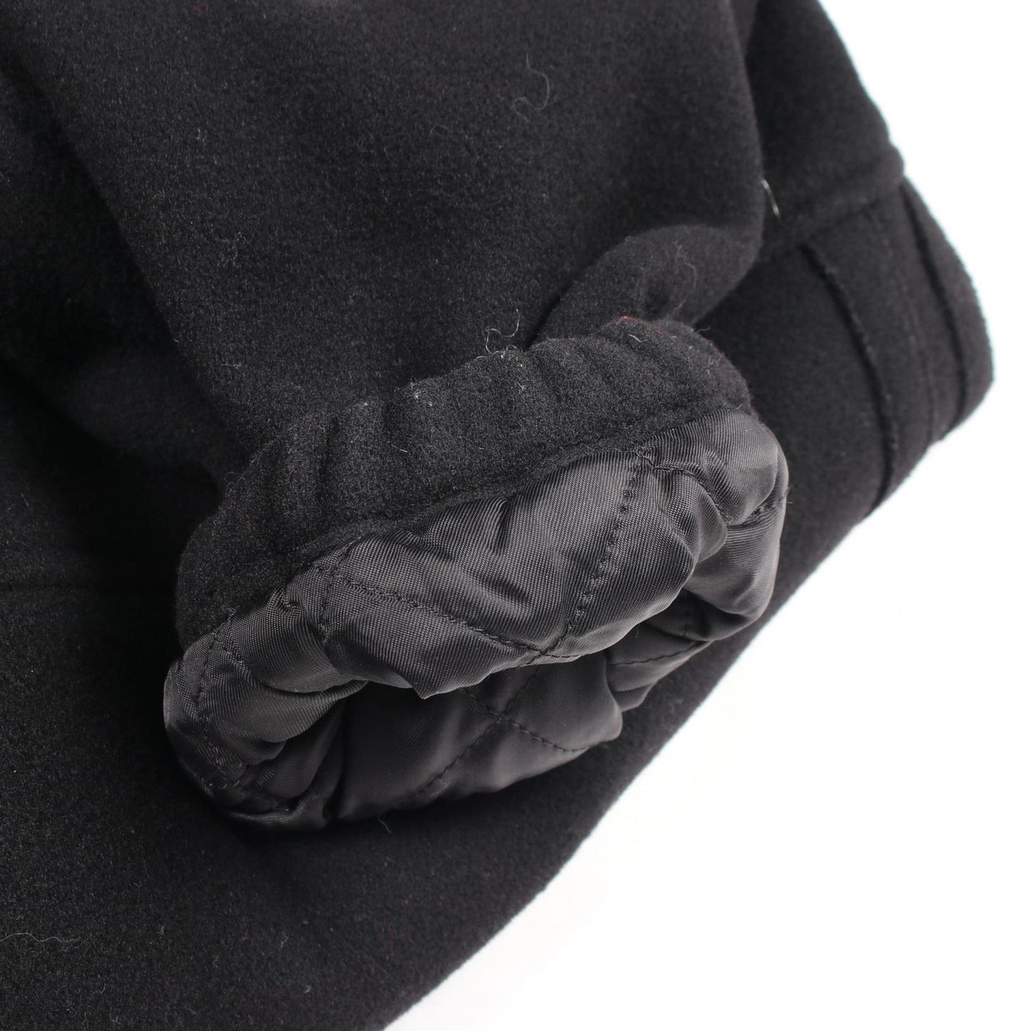 Balenciaga Logo Embroidery Fleece Wool Jacket — view 6