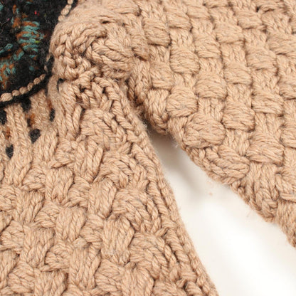 Chanel Knit Cable Beige Wool Sweater — view 6