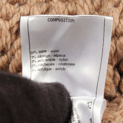 Chanel Knit Cable Beige Wool Sweater — view 4