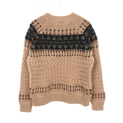 Chanel Knit Cable Beige Wool Sweater — view 2