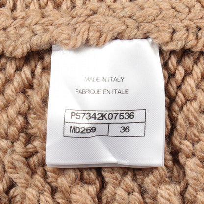 Chanel Knit Cable Beige Wool Sweater — view 5