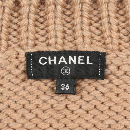 Chanel Knit Cable Beige Wool Sweater — view 3