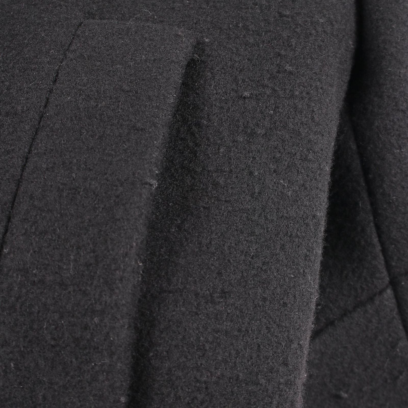 Prada Puff Sleeve Wool Cashmere Coat — view 8