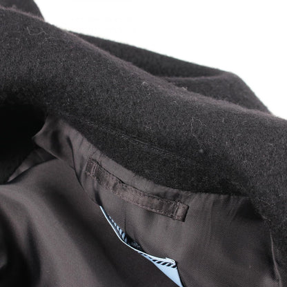 Prada Puff Sleeve Wool Cashmere Coat — view 7