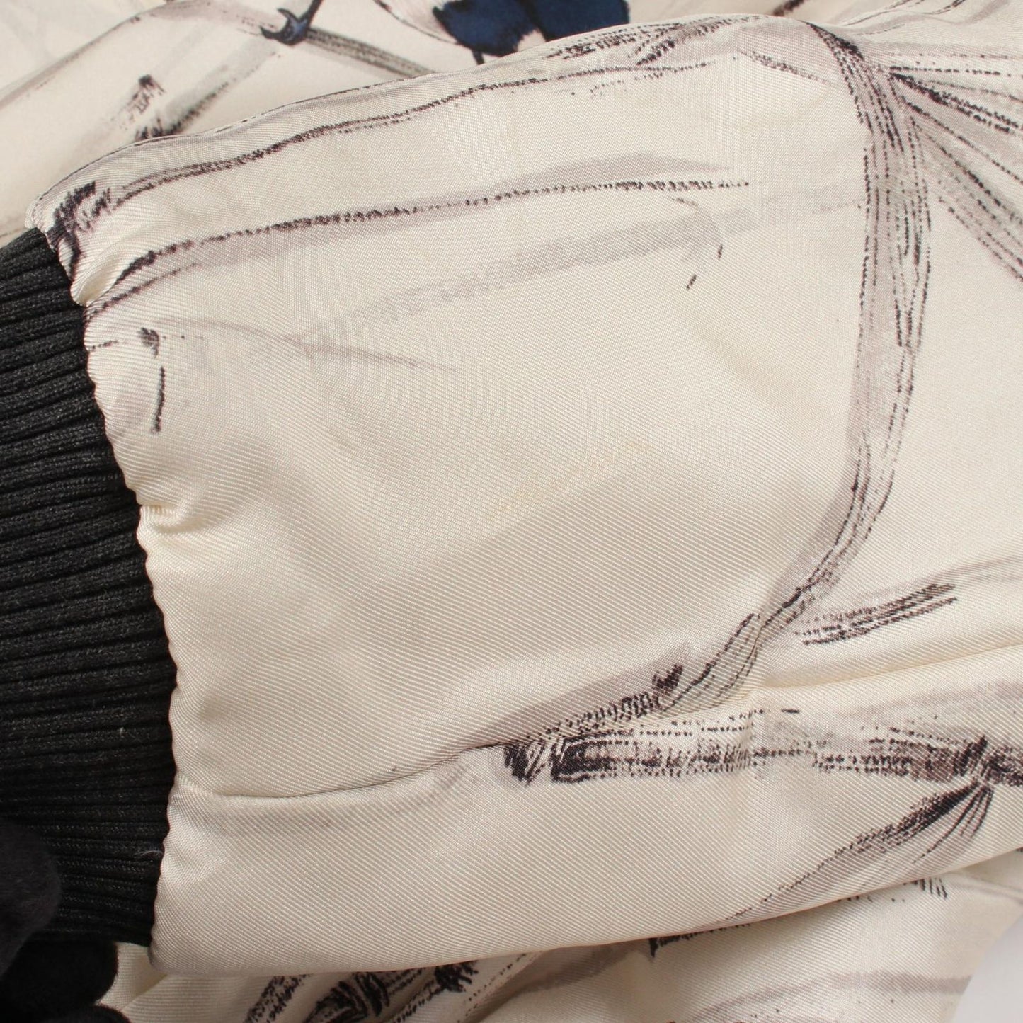 Dolce & Gabbana Jacket Bird Pattern with Padding Silk — view 7