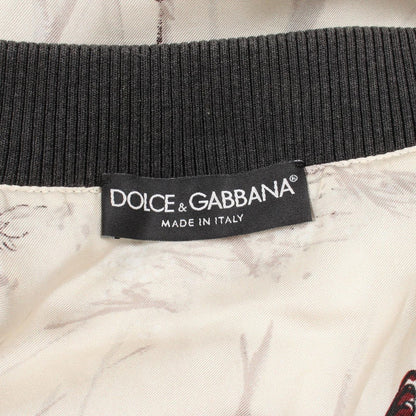 Dolce & Gabbana Jacket Bird Pattern with Padding Silk — view 3